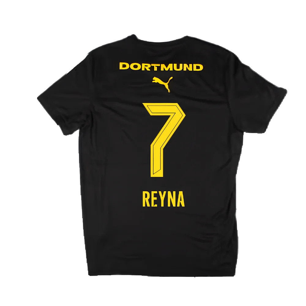 2024-2025 Borussia Dortmund Casuals Tee (Black) (Reyna 7)_2