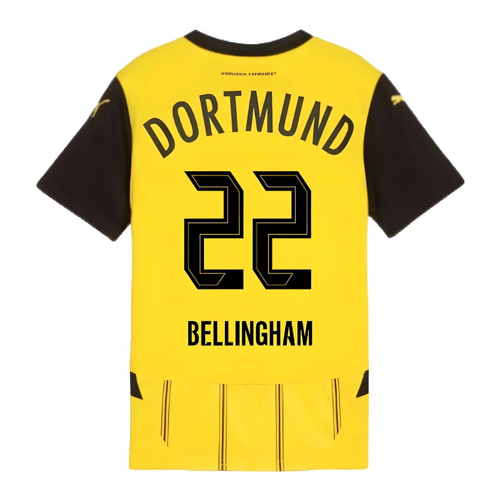 2024-2025 Borussia Dortmund Home Shirt (Kids) (Bellingham 22)_2