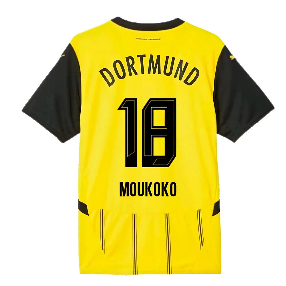 2024-2025 Borussia Dortmund Home Shirt (Moukoko 18)_2