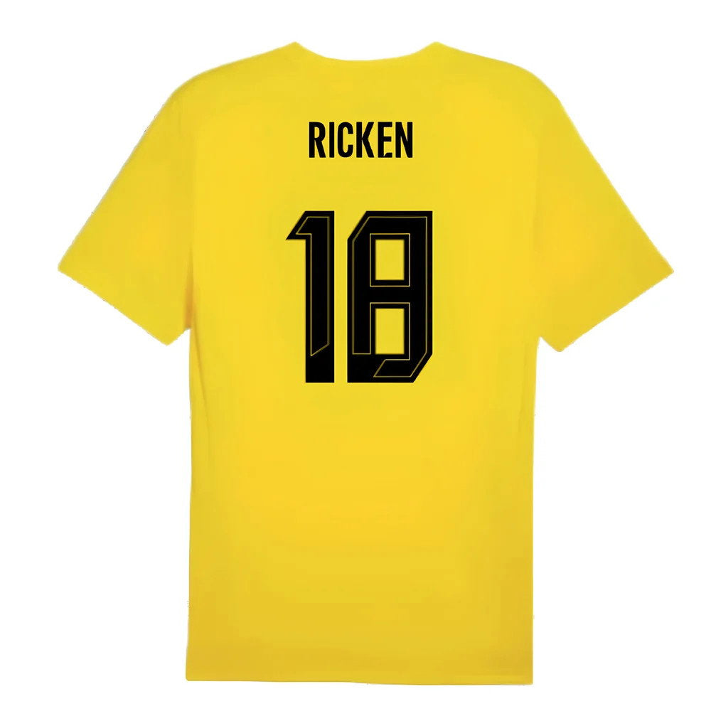 2024-2025 Borussia Dortmund Training Shirt (Yellow) (Ricken 18)_2