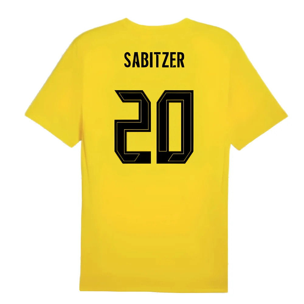 2024-2025 Borussia Dortmund Training Shirt (Yellow) (Sabitzer 20)_2