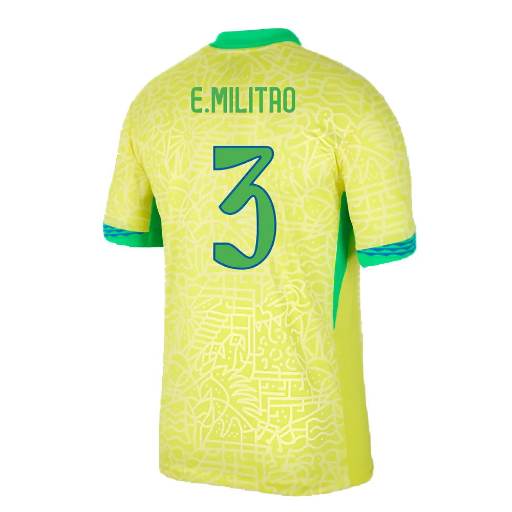 2024-2025 Brazil Home Shirt (E.Militao 3)_2