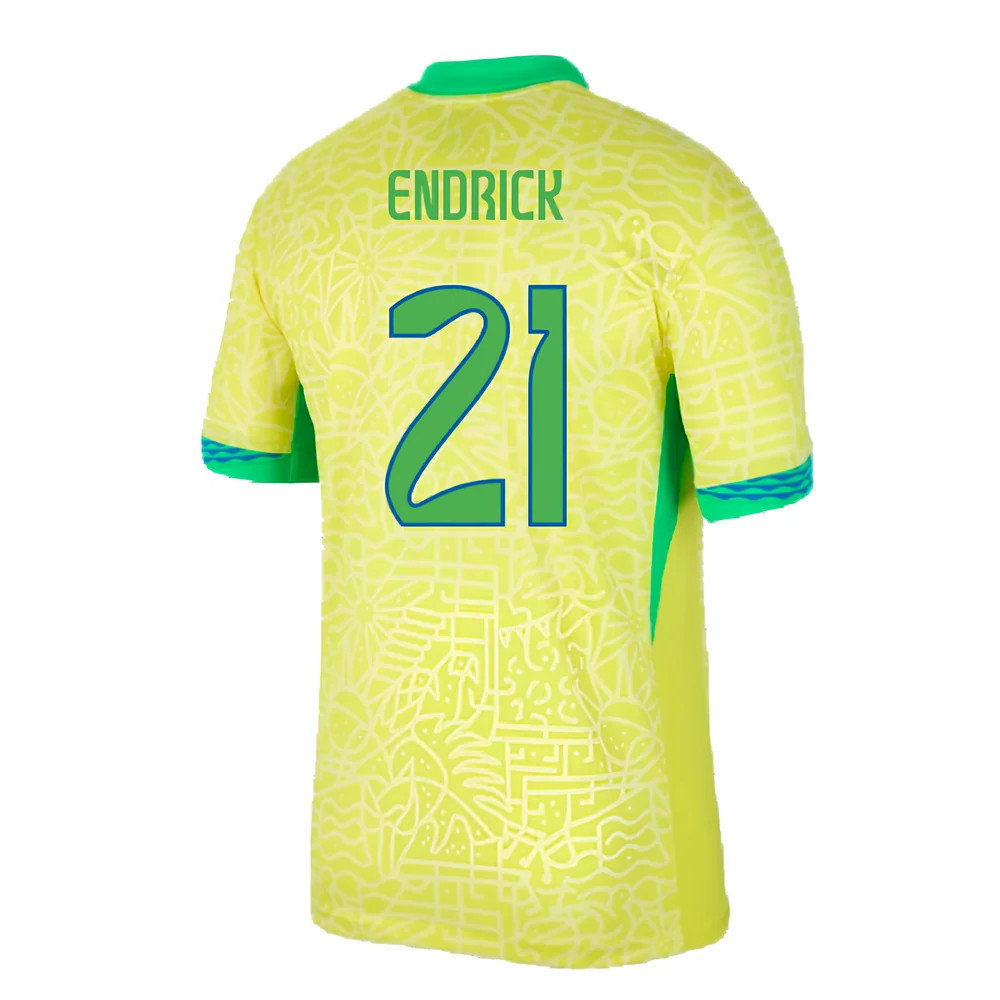 2024-2025 Brazil Home Shirt (Endrick 21)_2