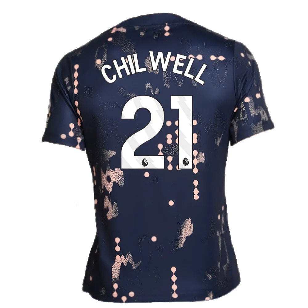 2024-2025 Chelsea Academy Pro Pre-Match Shirt (Obsidian) (Chilwell 21)_2
