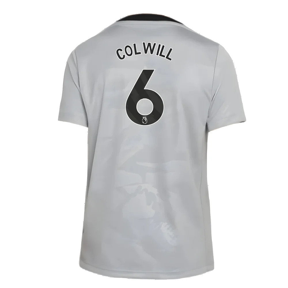 2024-2025 Chelsea Third Academy Pre-Match Shirt (Grey) - Kids (Colwill 6)_2