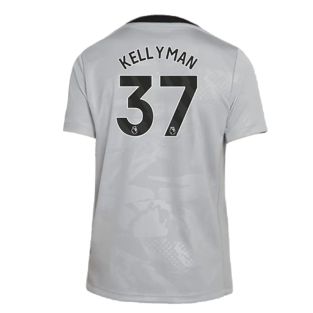 2024-2025 Chelsea Third Academy Pre-Match Shirt (Grey) - Kids (Kellyman 37)_2