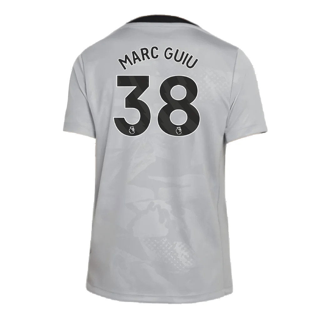 2024-2025 Chelsea Third Academy Pre-Match Shirt (Grey) - Kids (Marc Guiu 38)_2