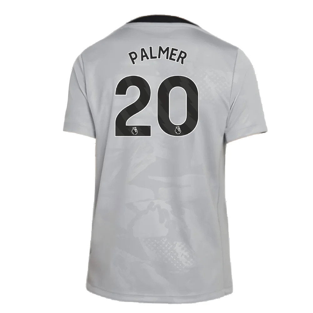 2024-2025 Chelsea Third Academy Pre-Match Shirt (Grey) - Kids (Palmer 20)_2