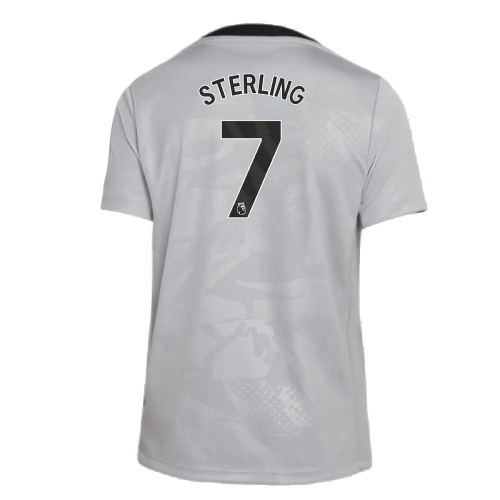 2024-2025 Chelsea Third Academy Pre-Match Shirt (Grey) - Kids (Sterling 7)_2