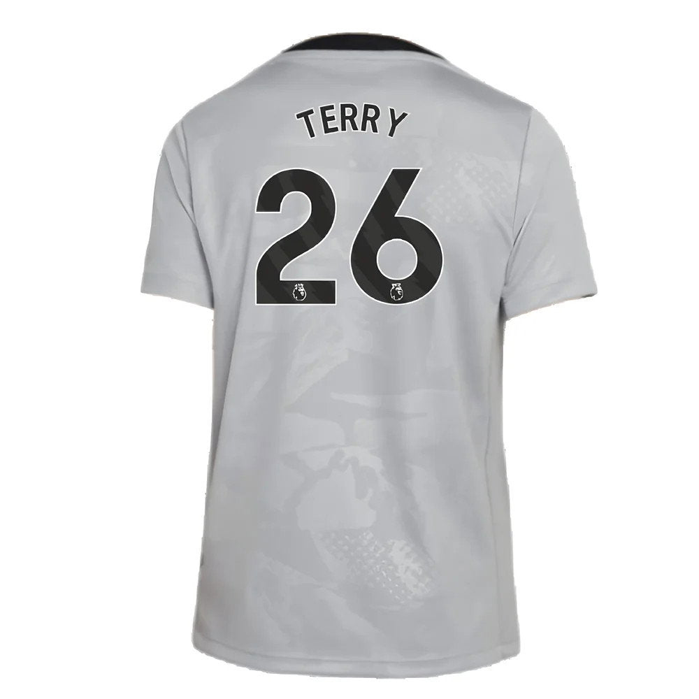 2024-2025 Chelsea Third Academy Pre-Match Shirt (Grey) - Kids (Terry 26)_2