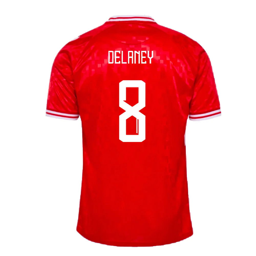 2024-2025 Denmark Home Shirt (Delaney 8)_2