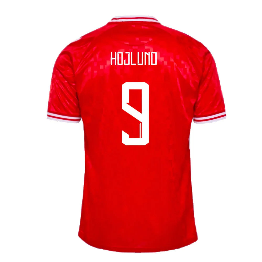 2024-2025 Denmark Home Shirt (Hojlund 9)_2
