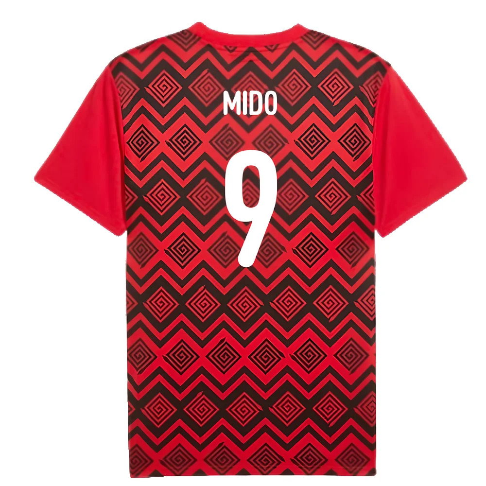 2024-2025 Egypt Prematch SS Jersey (Red) (Mido 9)_2