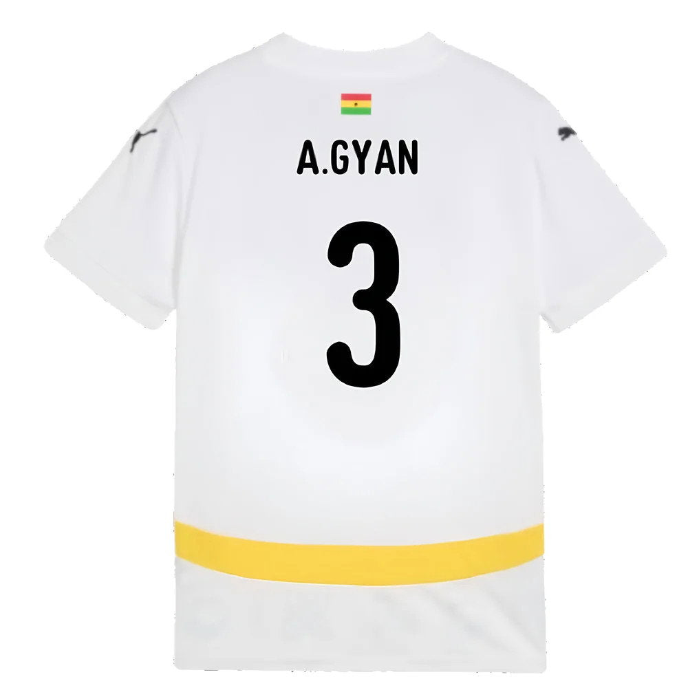 2024-2025 Ghana Home Shirt (Kids) (A.Gyan 3)_2