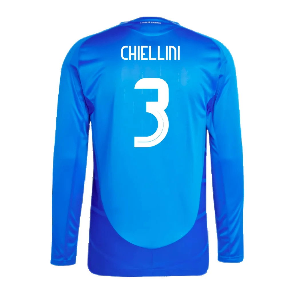 2024-2025 Italy Authentic Long Sleeve Home Shirt (CHIELLINI 3)_2