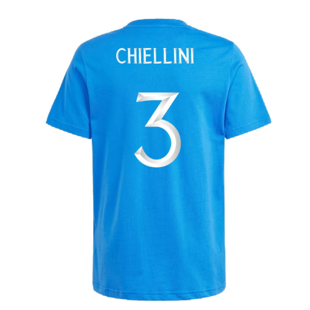 2024-2025 Italy DNA Tee (Blue) - Kids (CHIELLINI 3)_2