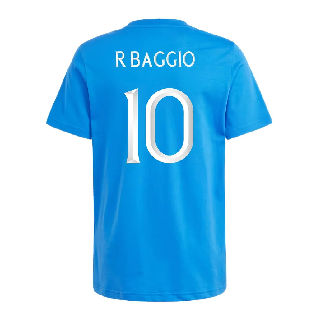 2024-2025 Italy DNA Tee (Blue) - Kids (R BAGGIO 10)_2