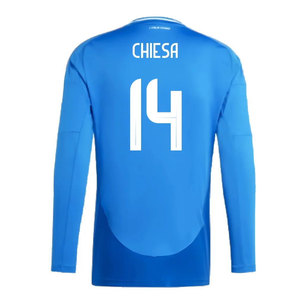 2024-2025 Italy Long Sleeve Home Shirt (CHIESA 14)_2