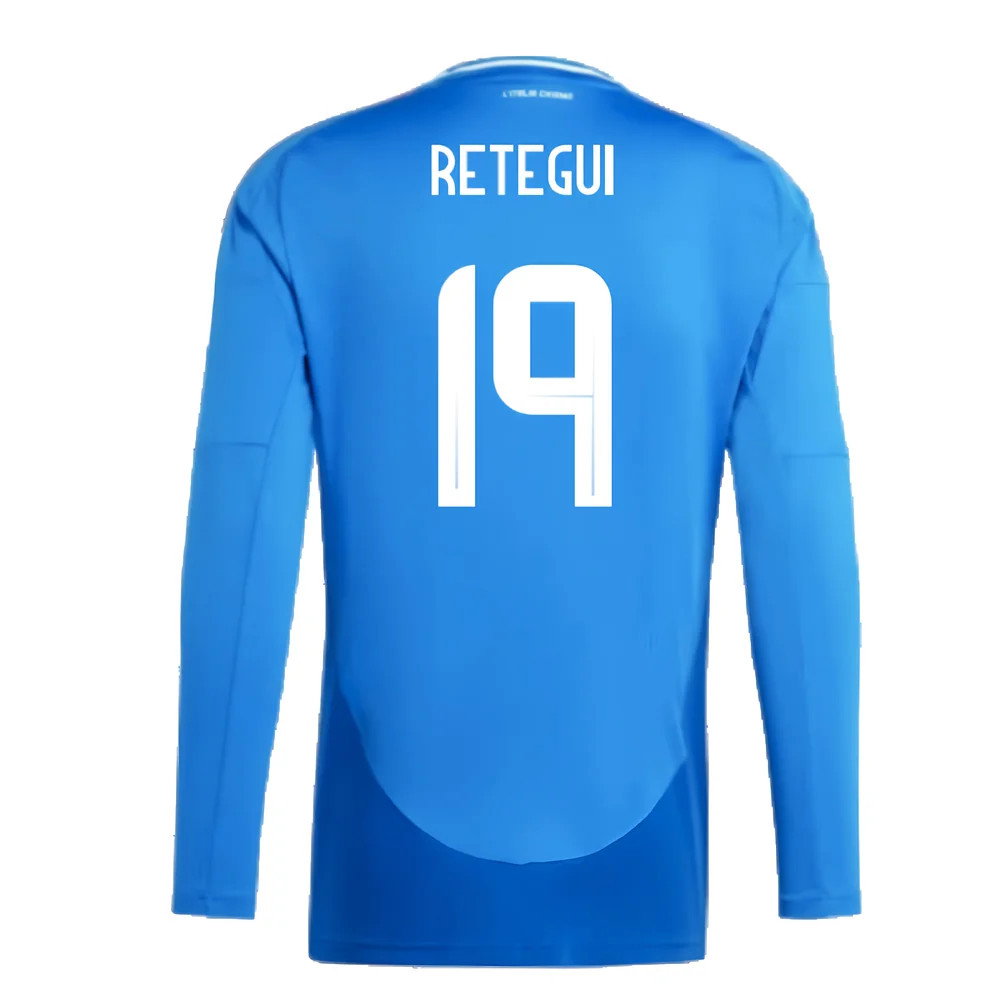 2024-2025 Italy Long Sleeve Home Shirt (RETEGUI 19)_2