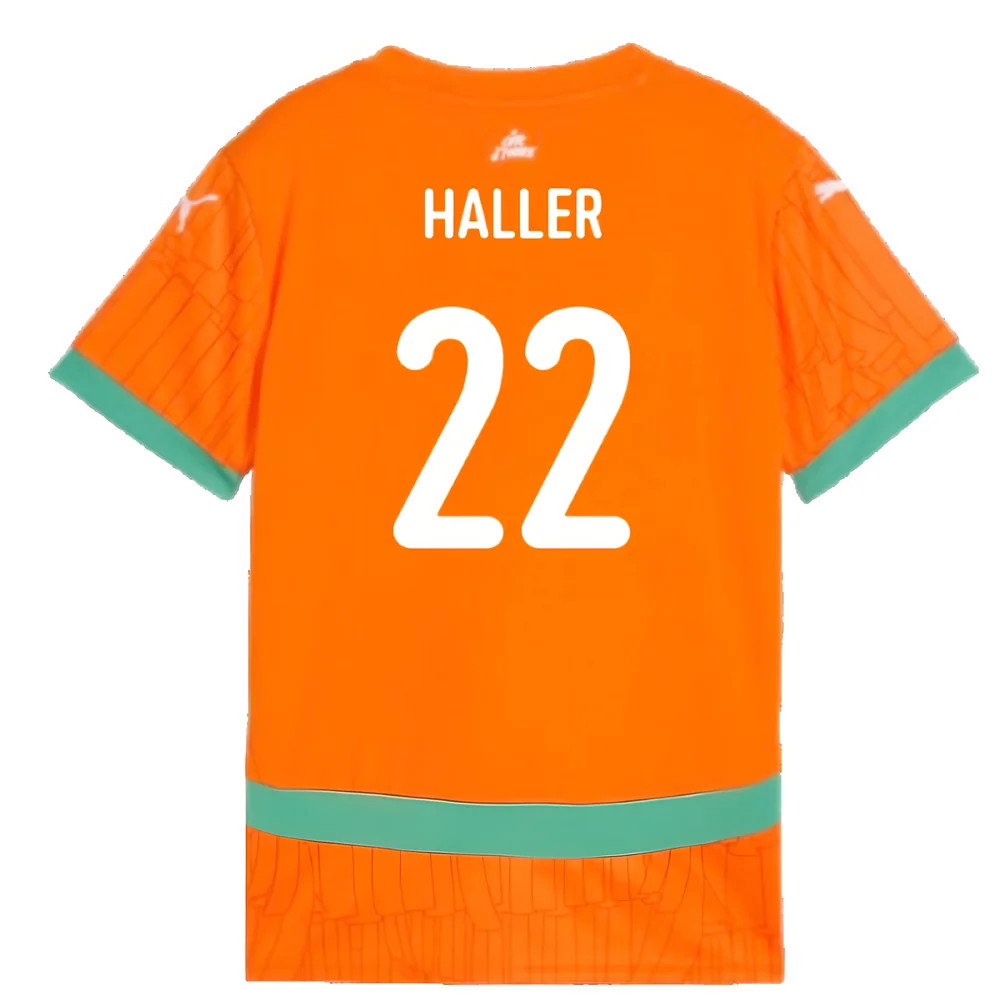 2024-2025 Ivory Coast Home Shirt (Kids) (Haller 22)_2