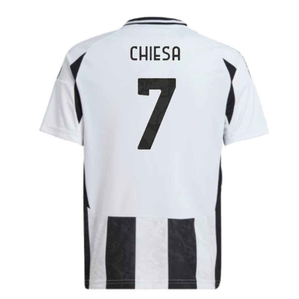 2024-2025 Juventus Home Shirt (Kids) (Chiesa 7)_2