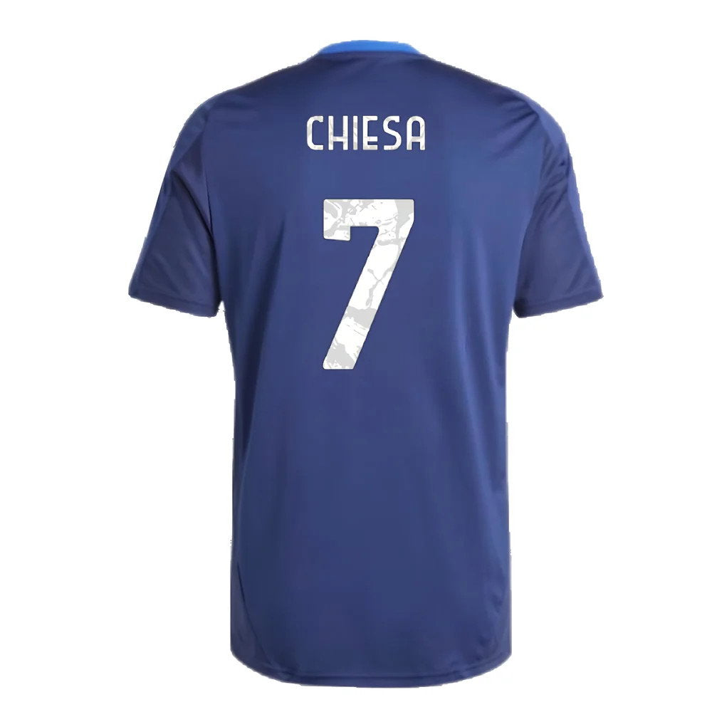 2024-2025 Juventus Training Jersey (Navy) (Chiesa 7)_2