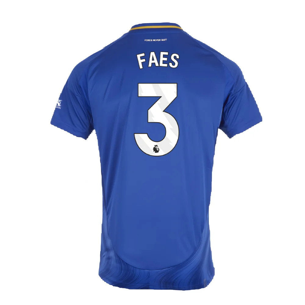 2024-2025 Leicester City Home Shirt (Kids) (Faes 3)_2