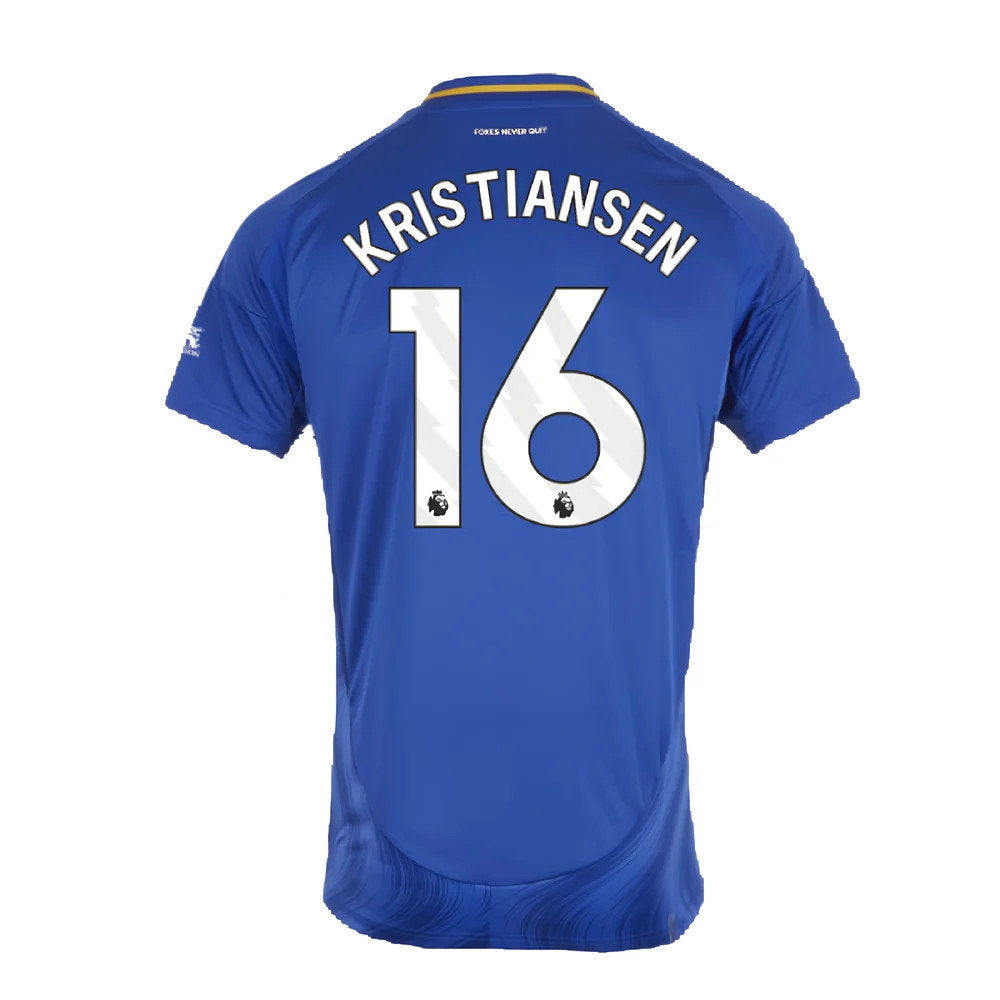 2024-2025 Leicester City Home Shirt (Kids) (Kristiansen 16)_2