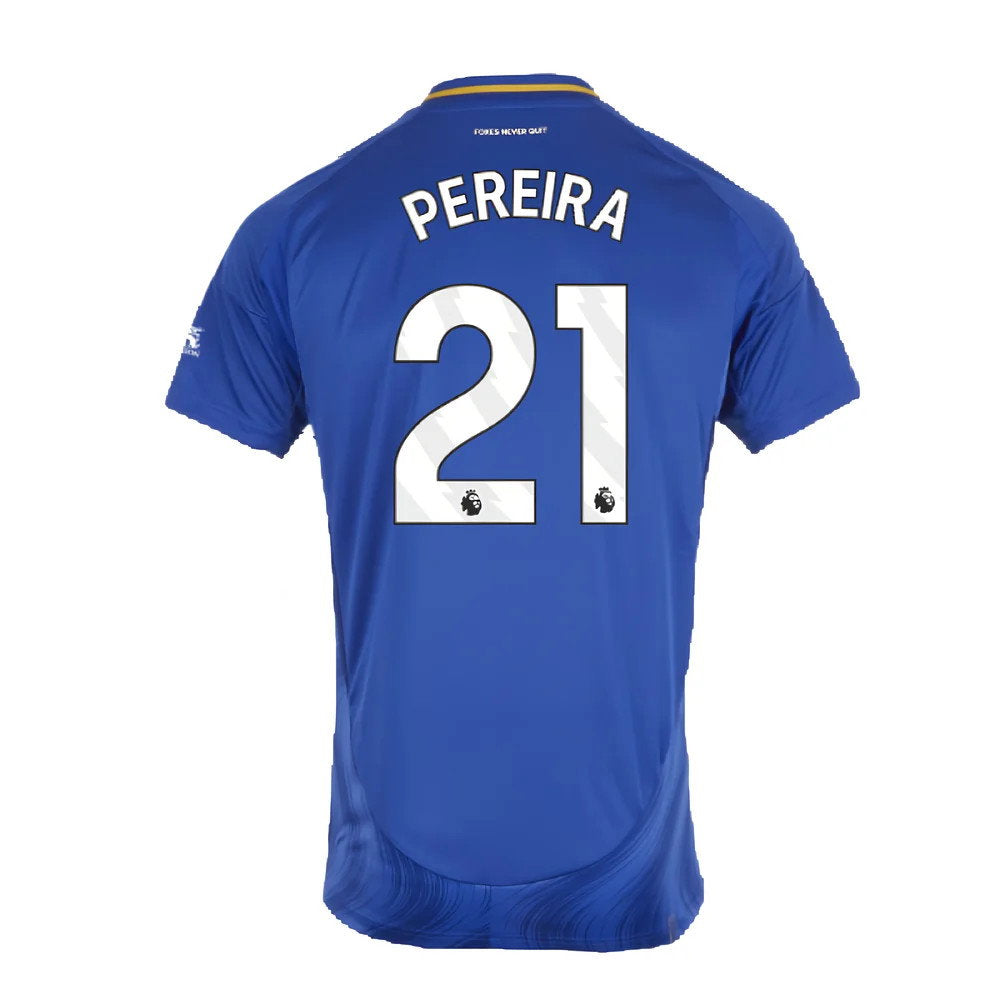 2024-2025 Leicester City Home Shirt (Kids) (Pereira 21)_2