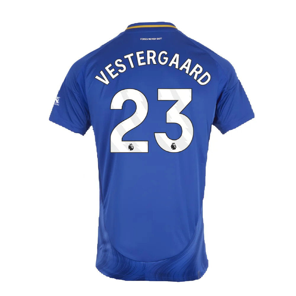 2024-2025 Leicester City Home Shirt (Kids) (Vestergaard 23)_2