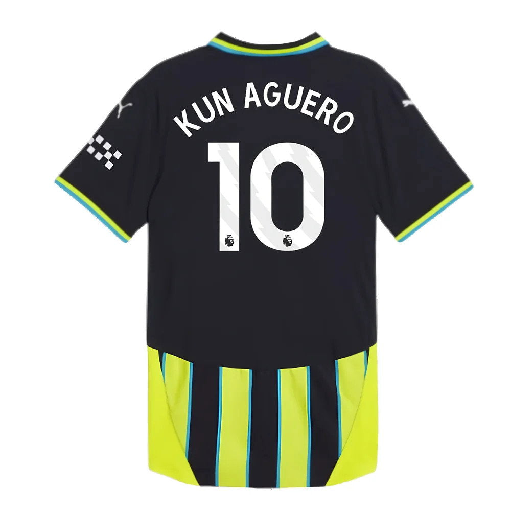 2024-2025 Man City Away Authentic Shirt (Kun Aguero 10)_2