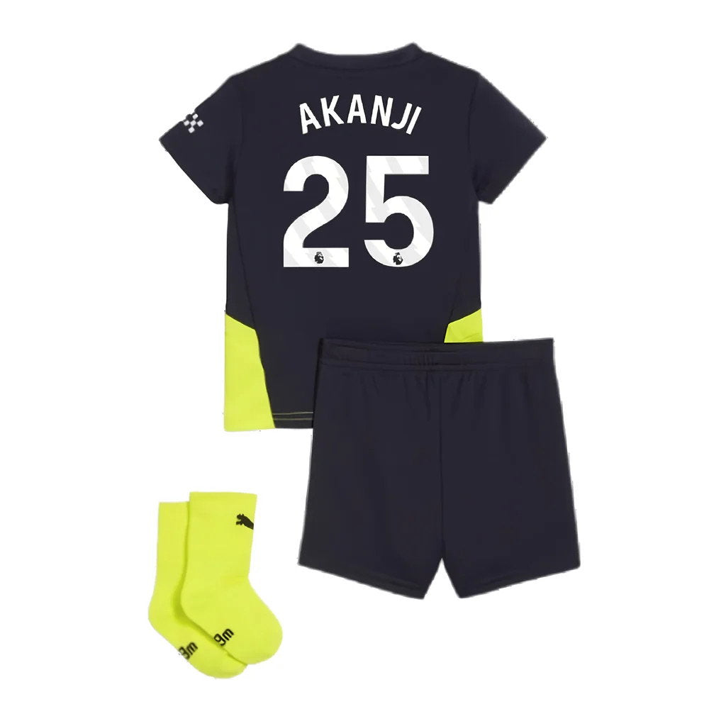 2024-2025 Man City Away Baby Kit (Akanji 25)_2