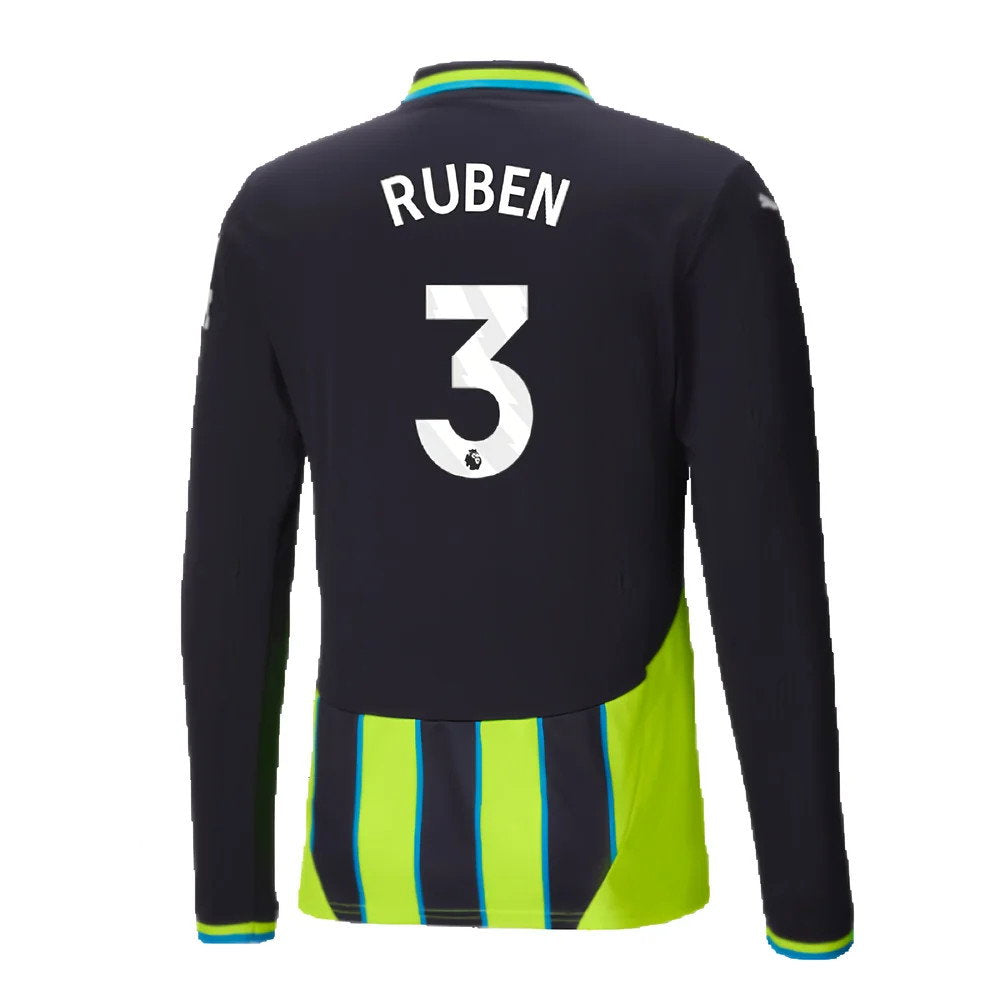 2024-2025 Man City Away Long Sleeve Shirt (Ruben 3)_2