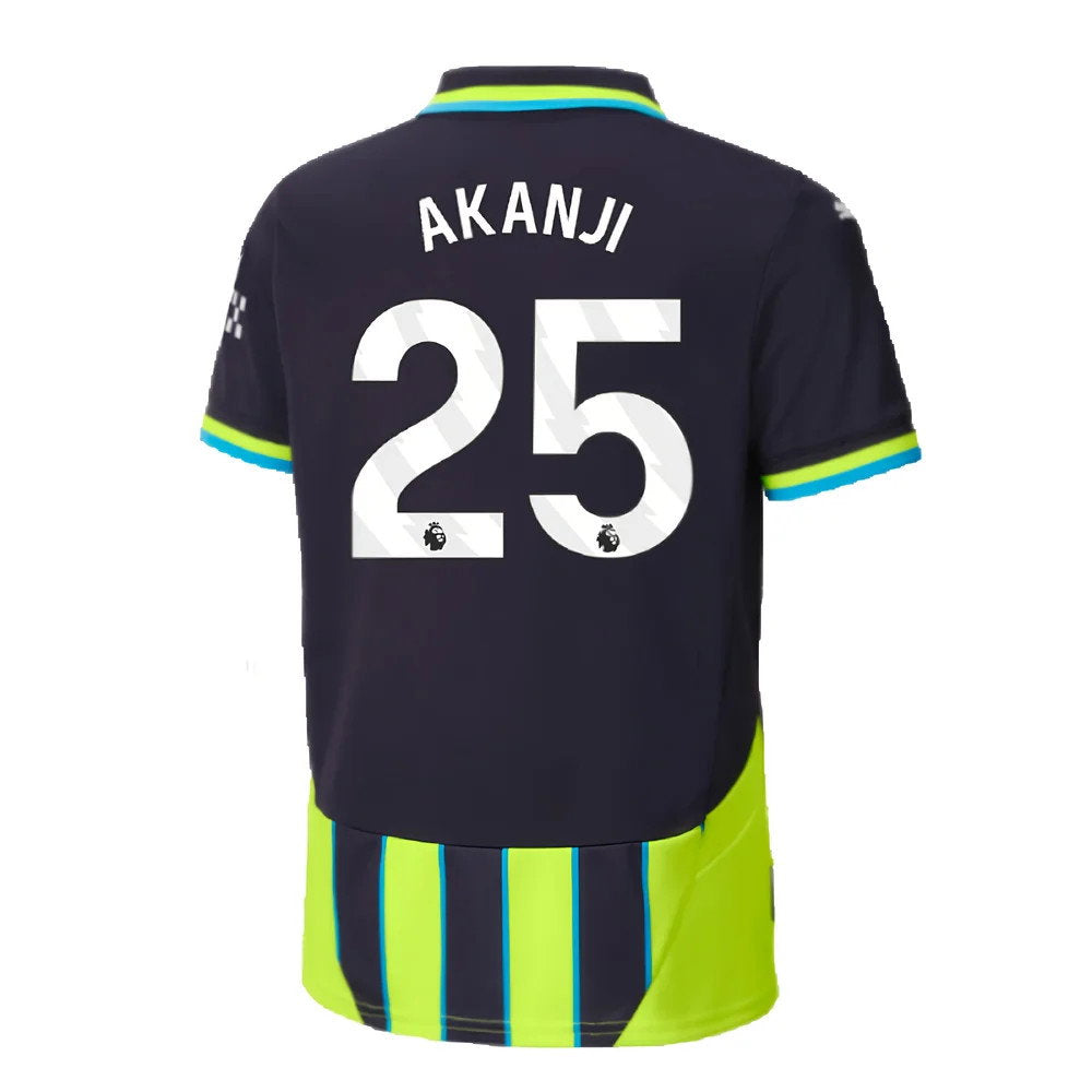 2024-2025 Man City Away Shirt (Kids) (Akanji 25)_2