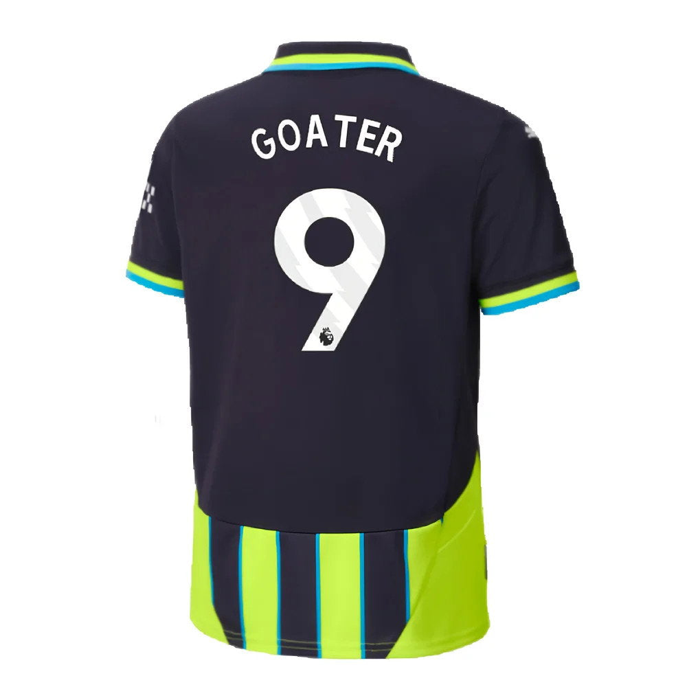 2024-2025 Man City Away Shirt (Kids) (Goater 9)_2