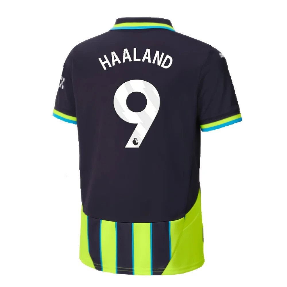 2024-2025 Man City Away Shirt (Kids) (Haaland 9)_2