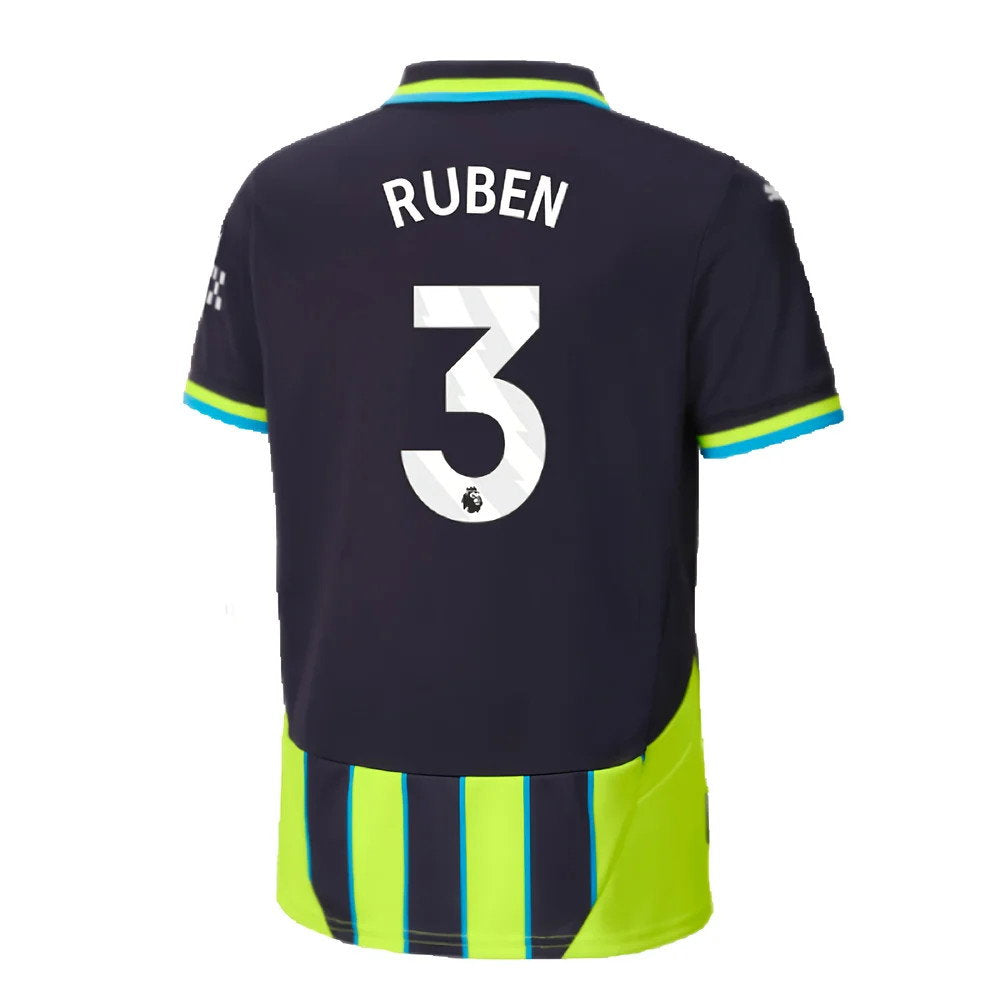 2024-2025 Man City Away Shirt (Kids) (Ruben 3)_2
