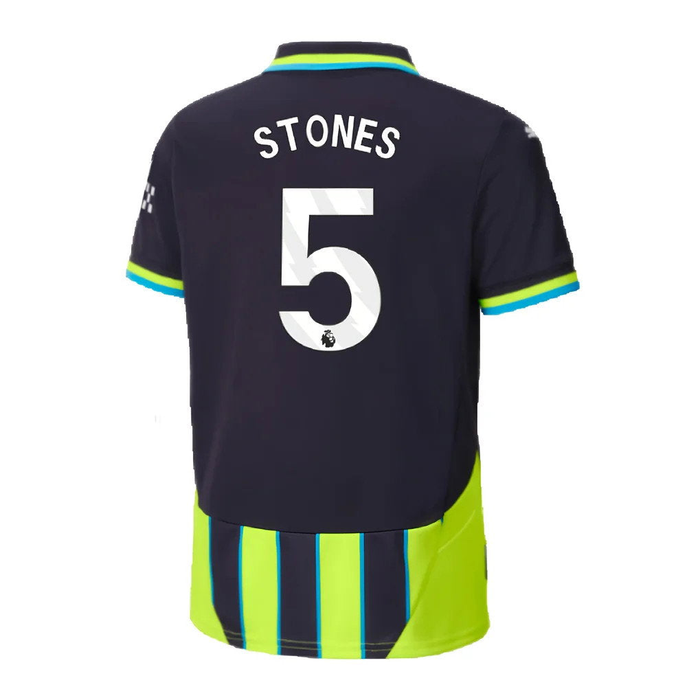 2024-2025 Man City Away Shirt (Kids) (Stones 5)_2