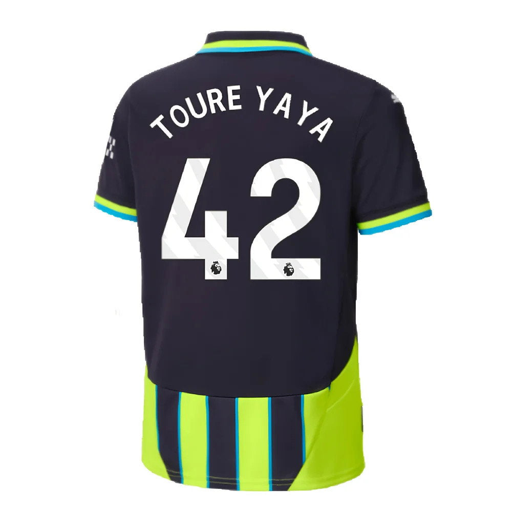 2024-2025 Man City Away Shirt (Kids) (Toure Yaya 42)_2