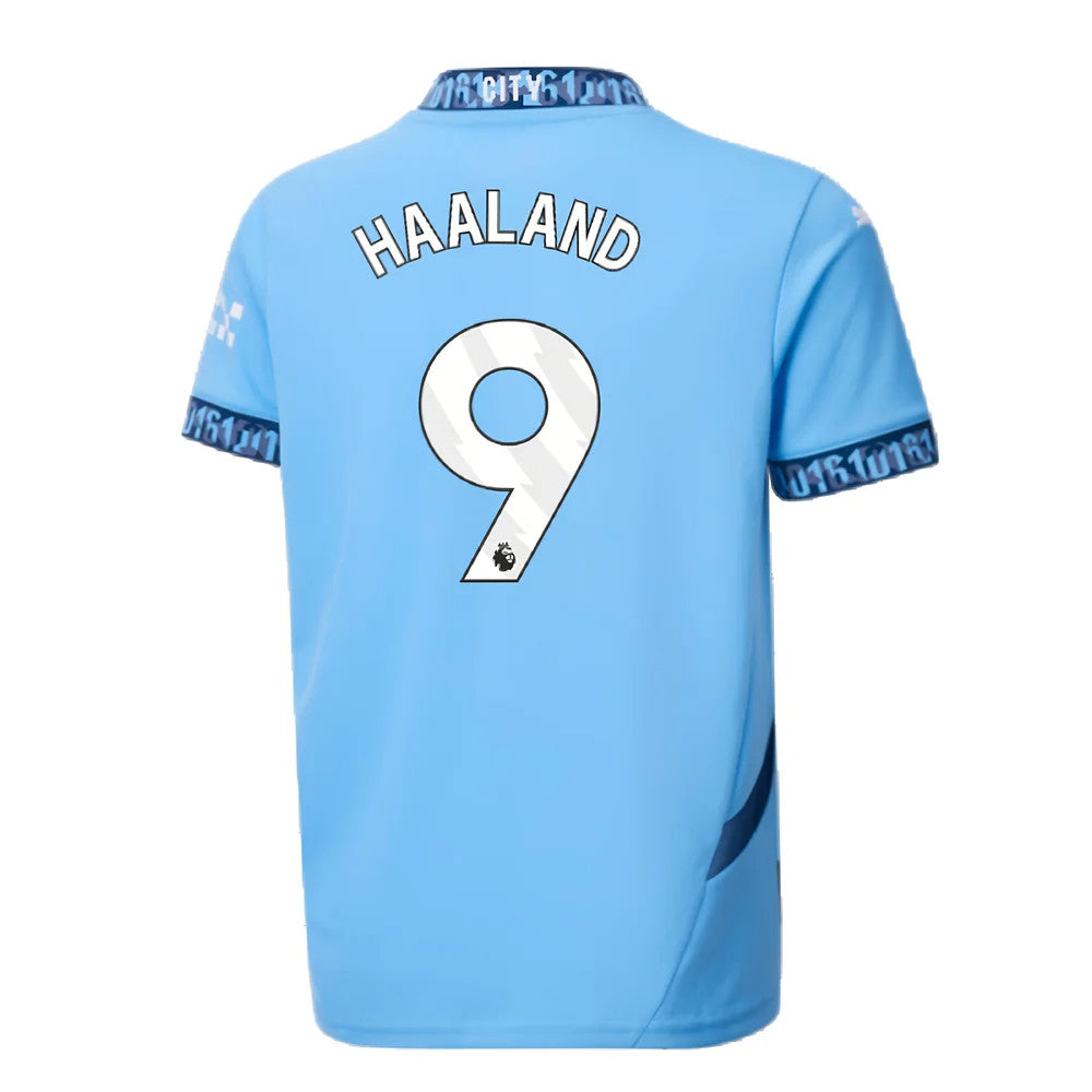 2024-2025 Man City Home Shirt (Kids) (Haaland 9)_2