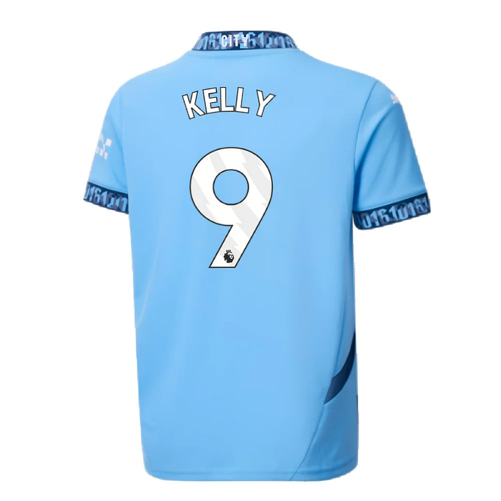 2024-2025 Man City Home Shirt (Kids) (Kelly 9)_2