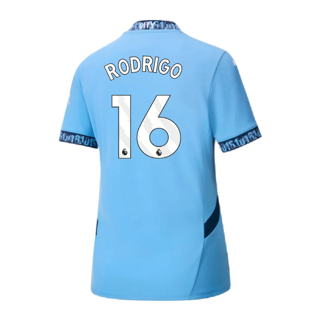 2024-2025 Man City Home Shirt (Womens) (Rodrigo 16)_2