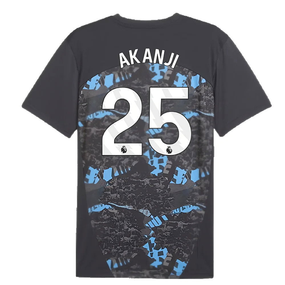 2024-2025 Man City Prematch SS Jersey (Strong Gray) (Akanji 25)_2