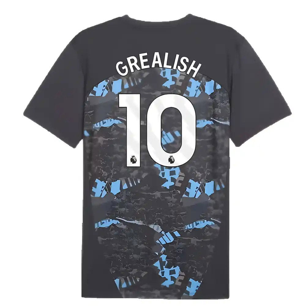 2024-2025 Man City Prematch SS Jersey (Strong Gray) (Grealish 10)_2