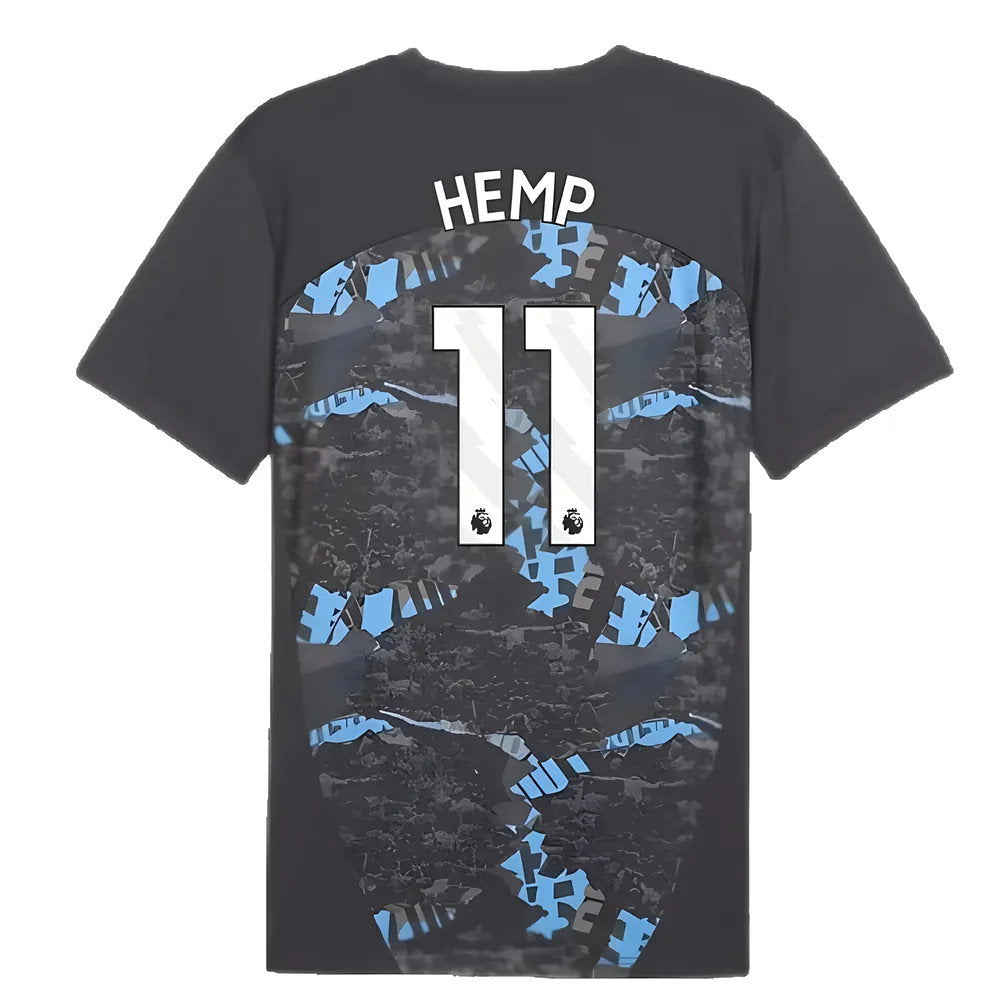2024-2025 Man City Prematch SS Jersey (Strong Gray) (Hemp 11)_2