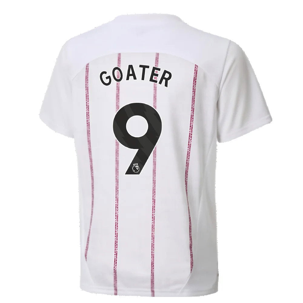 2024-2025 Man City Prematch SS Jersey (White) - Kids (Goater 9)_2