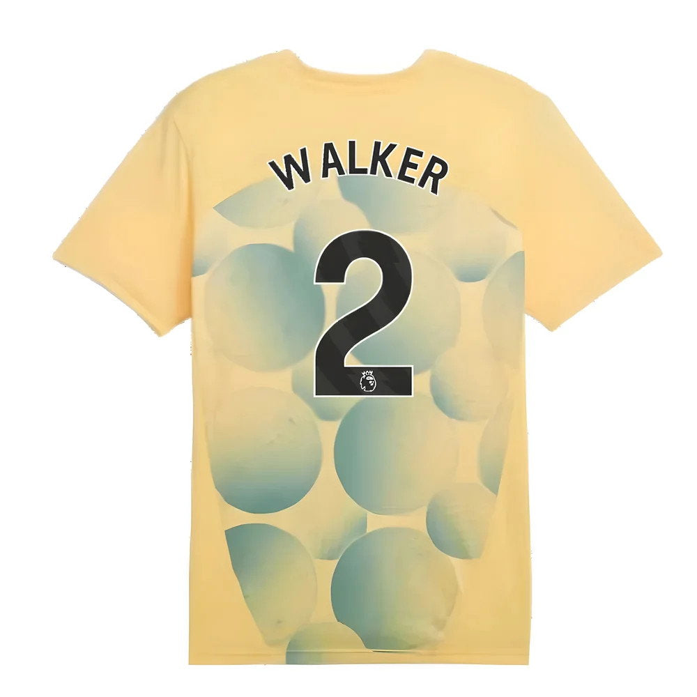 2024-2025 Man City Prematch SS Shirt (Flaxen) - Kids (Walker 2)_2