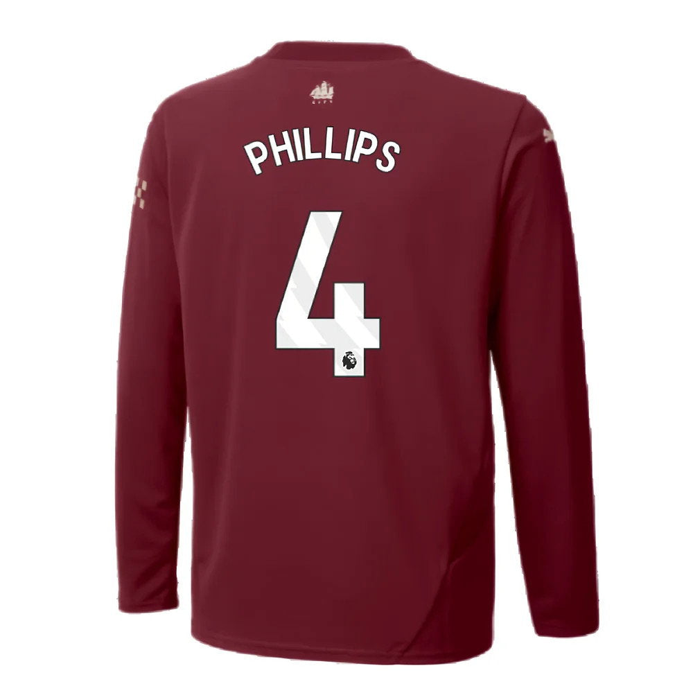 2024-2025 Man City Third Long Sleeve Shirt (Kids) (Phillips 4)_2