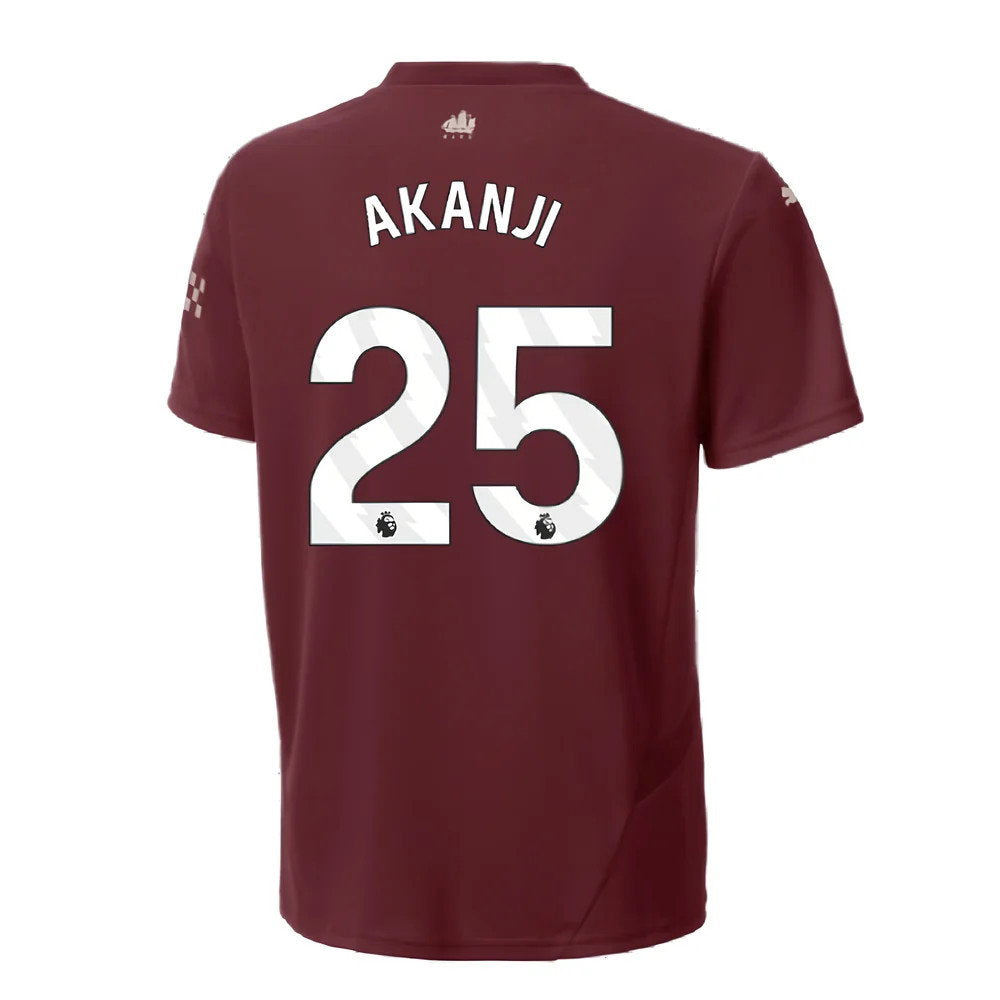 2024-2025 Man City Third Shirt (Kids) (Akanji 25)_2