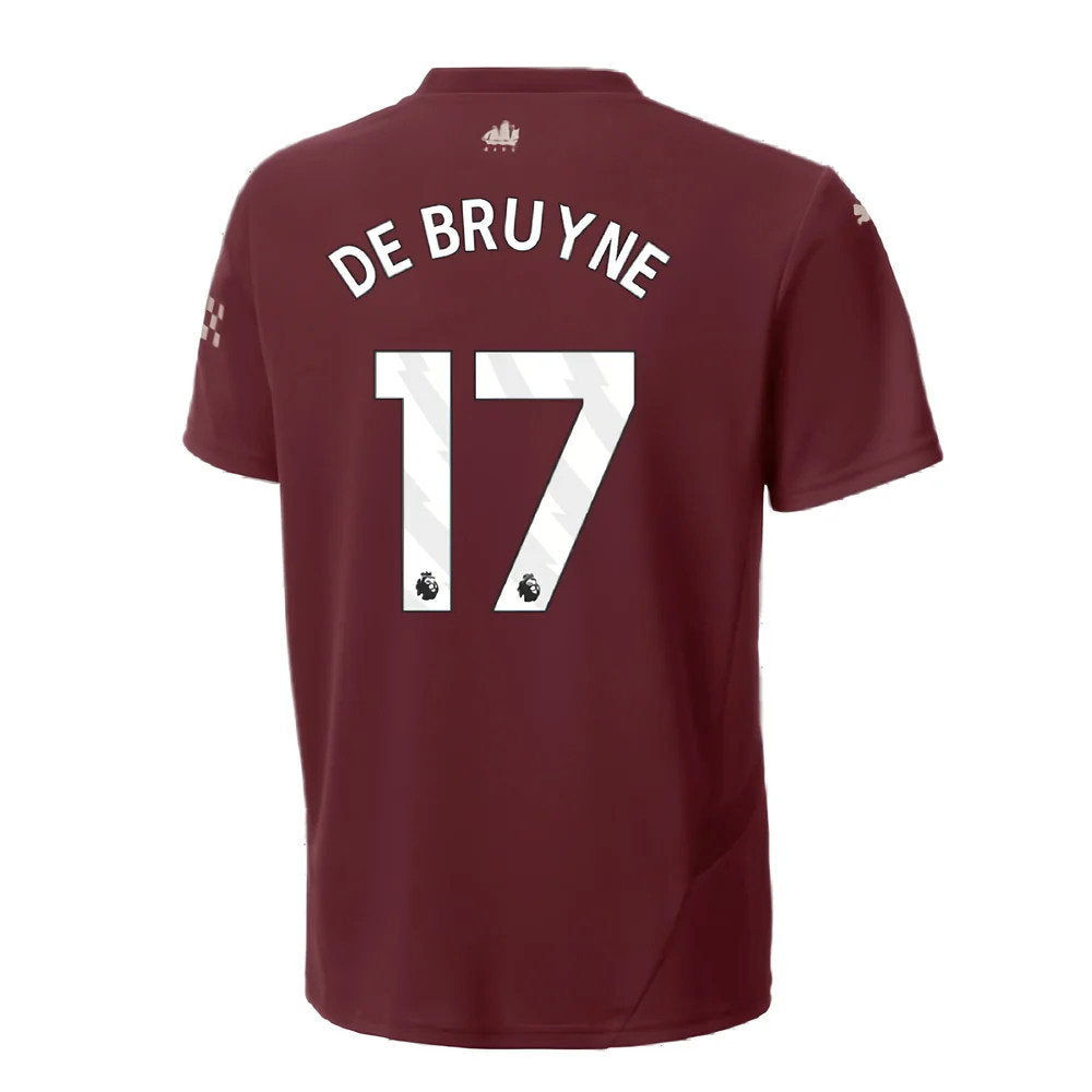 2024-2025 Man City Third Shirt (Kids) (De Bruyne 17)_2